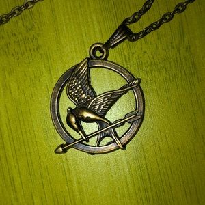 FREE Hunger Games mockingjay necklace